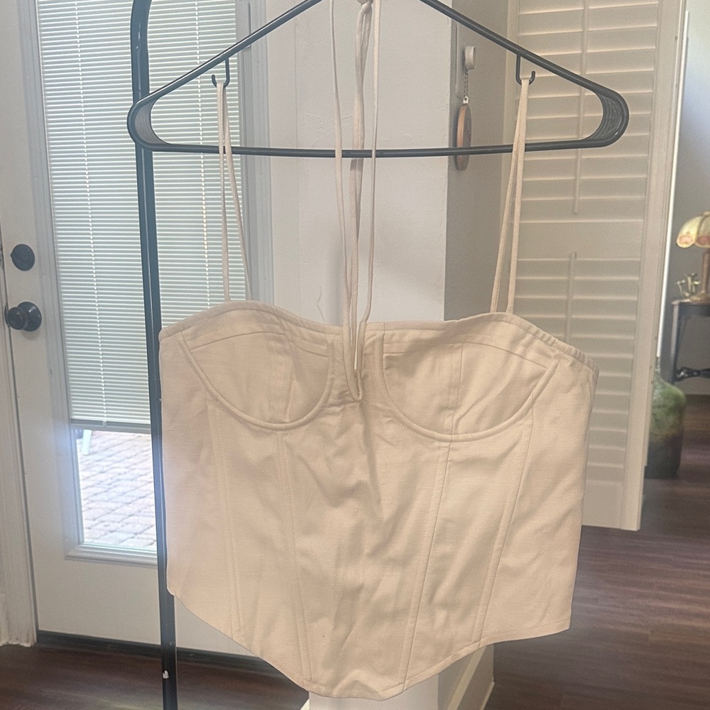 Lioness Ivory Corset Top